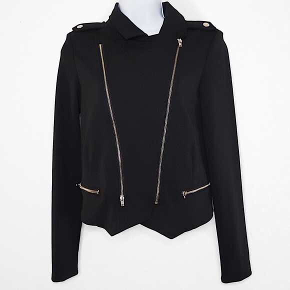 Chocolate USA | NWOT* Black Zip Up Jacket - Picture 4 of 7